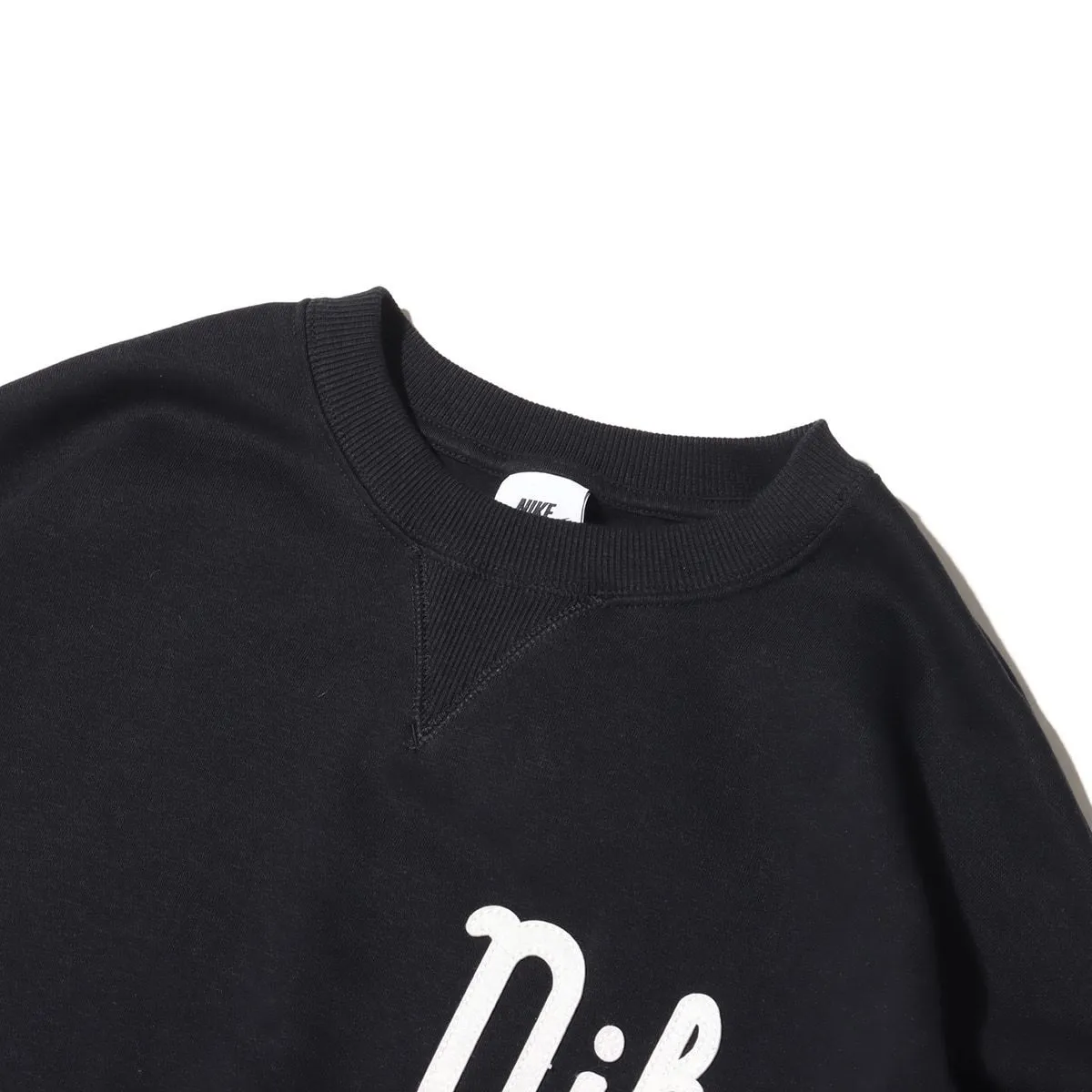 Nike  |Crew Neck Street Style Long Sleeves Plain Cotton Oversized