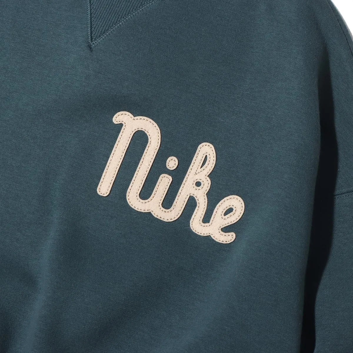 Nike  |Crew Neck Street Style Long Sleeves Plain Cotton Oversized