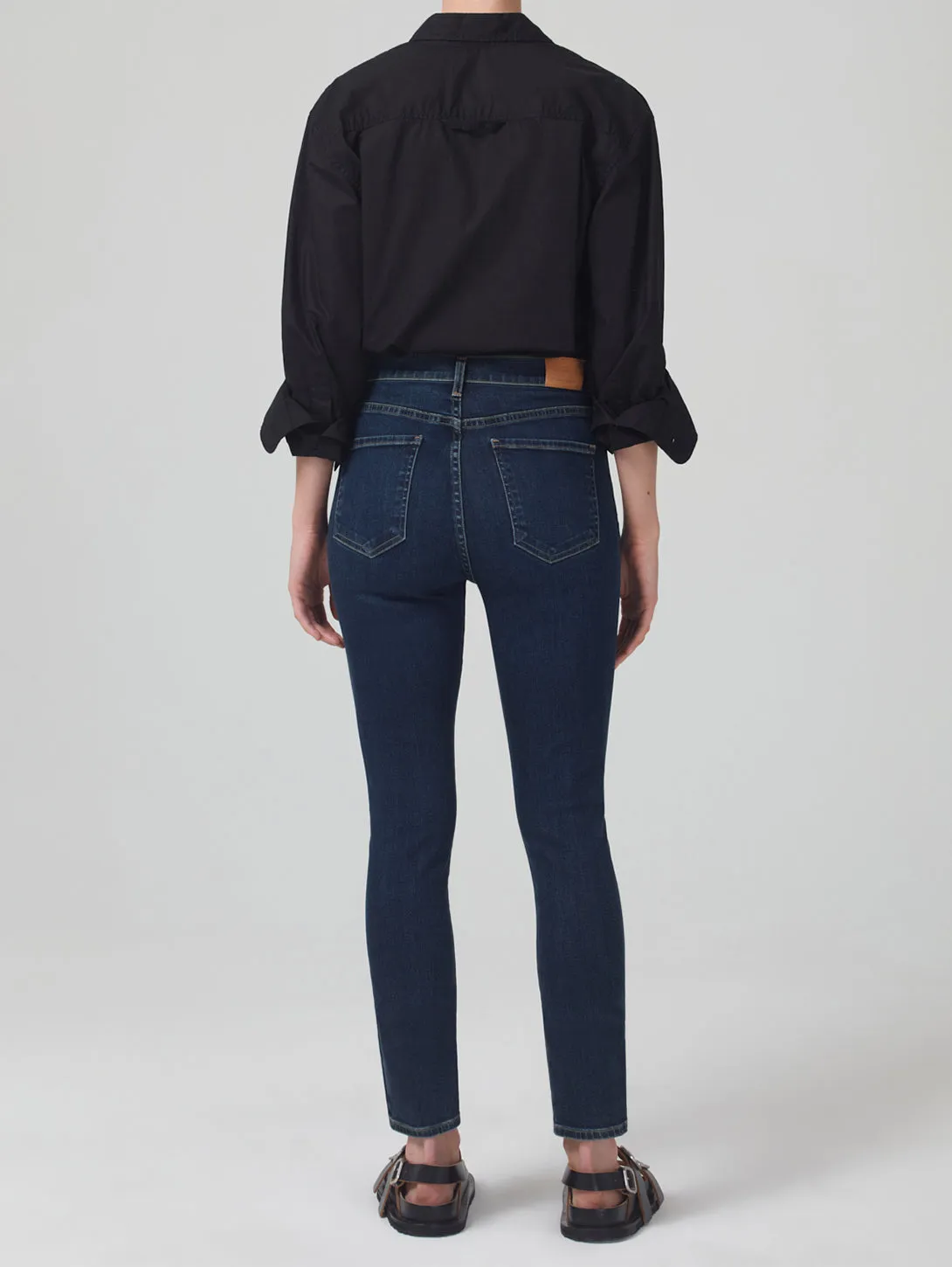 Olivia High Rise Slim Jean - Deep Dive