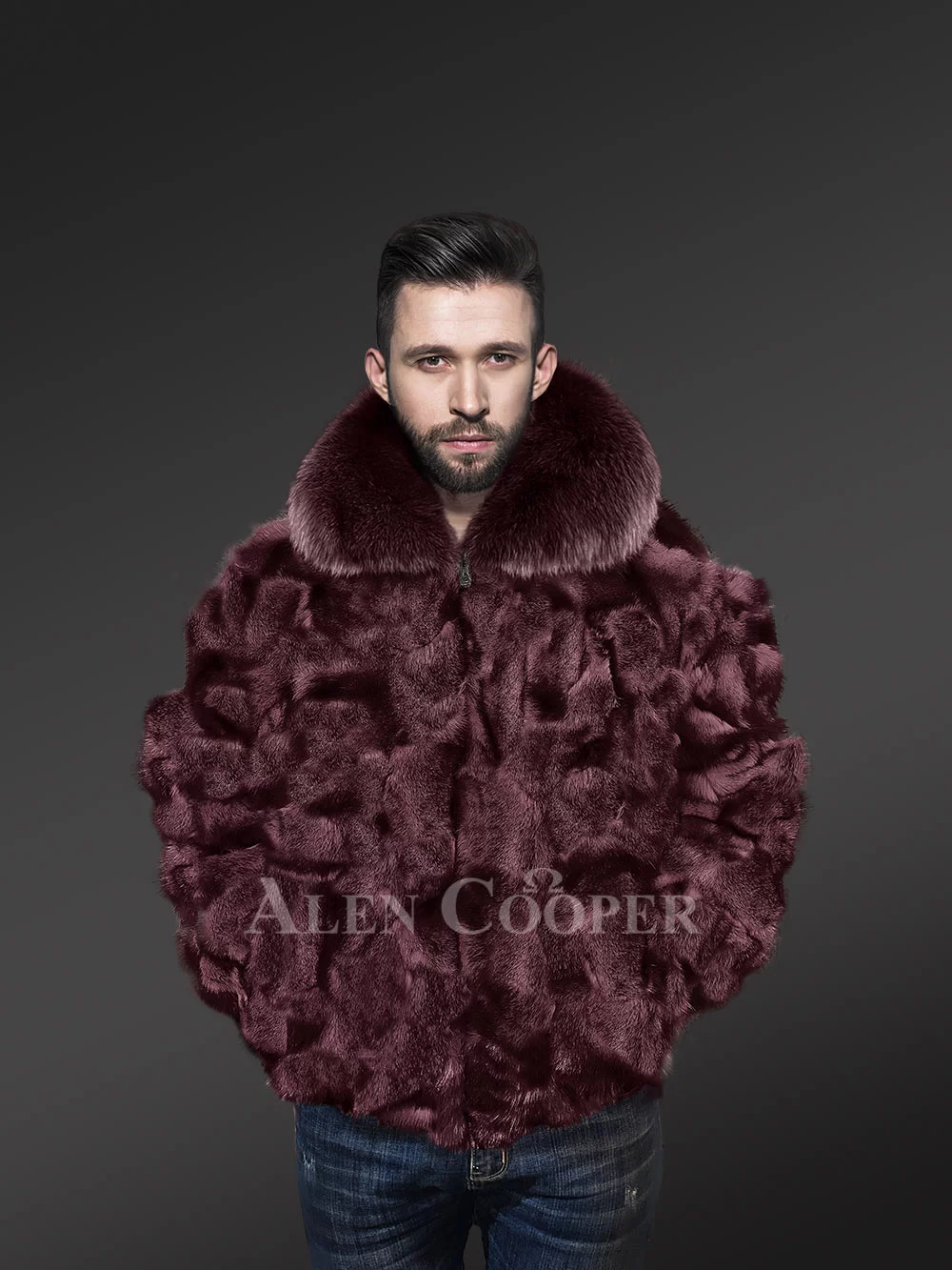 Original Fur vests in black for bold and stylish men