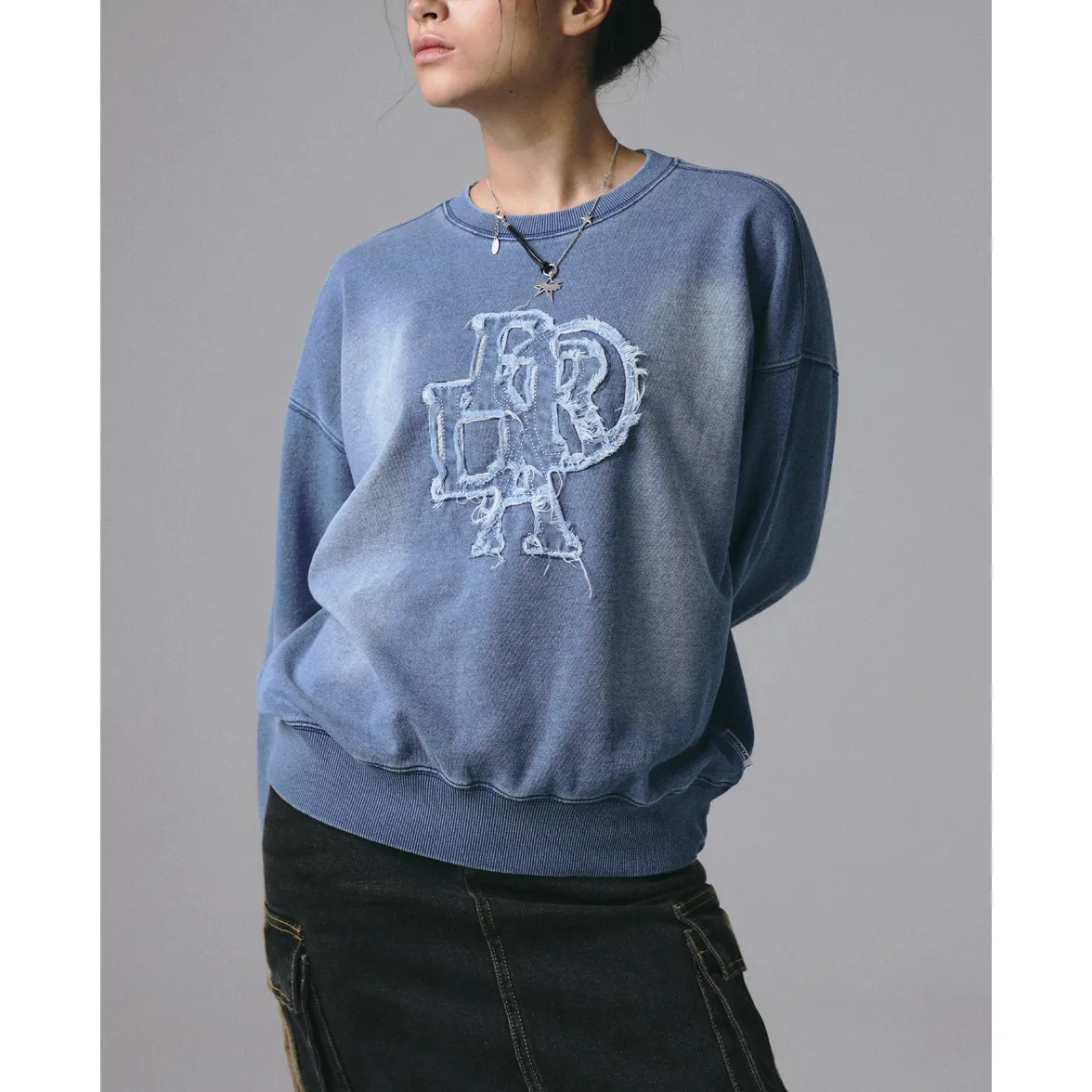 PRENDA FROM PLANT  |Street Style Long Sleeves Plain Logo Hoodies & Sweatshirts