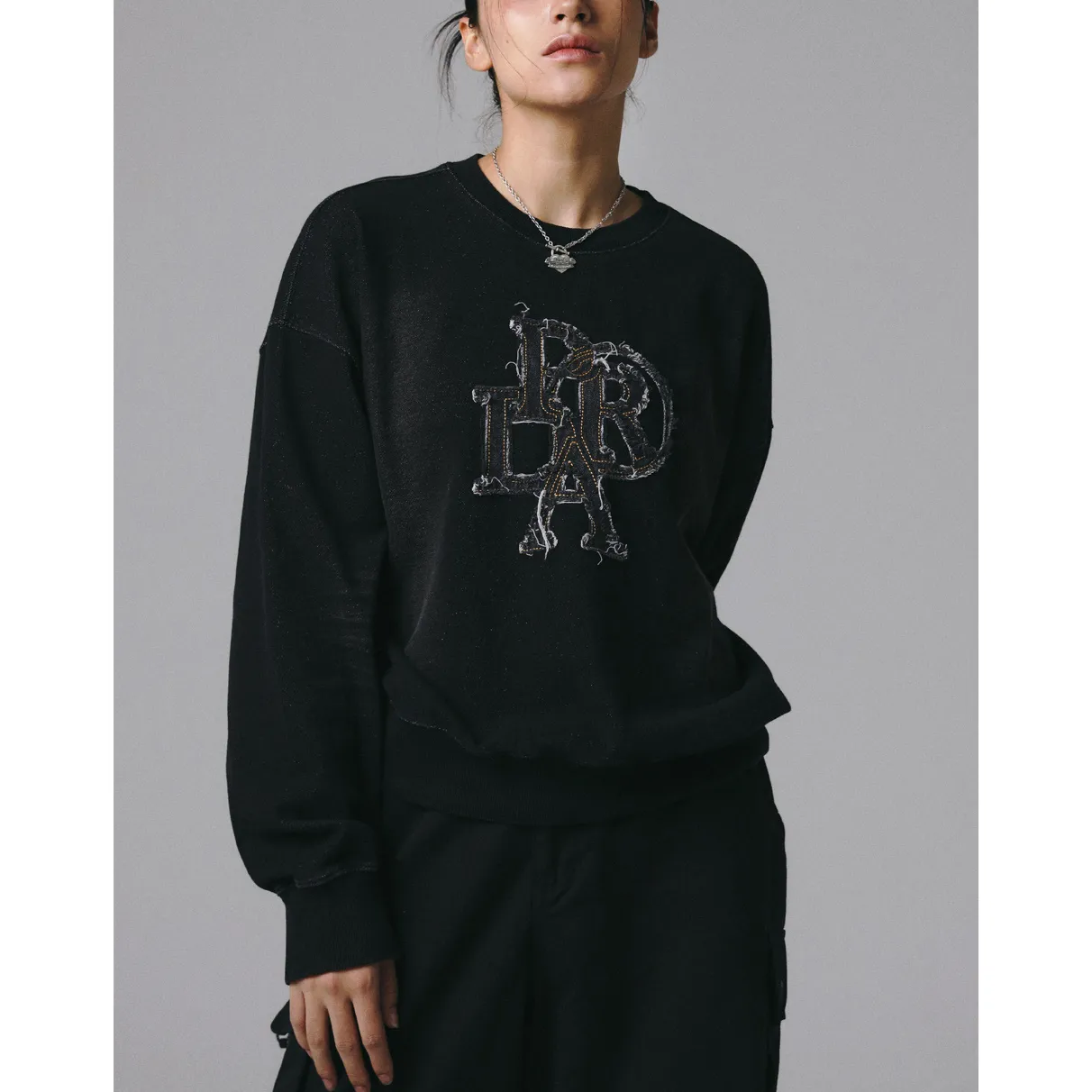 PRENDA FROM PLANT  |Street Style Long Sleeves Plain Logo Hoodies & Sweatshirts