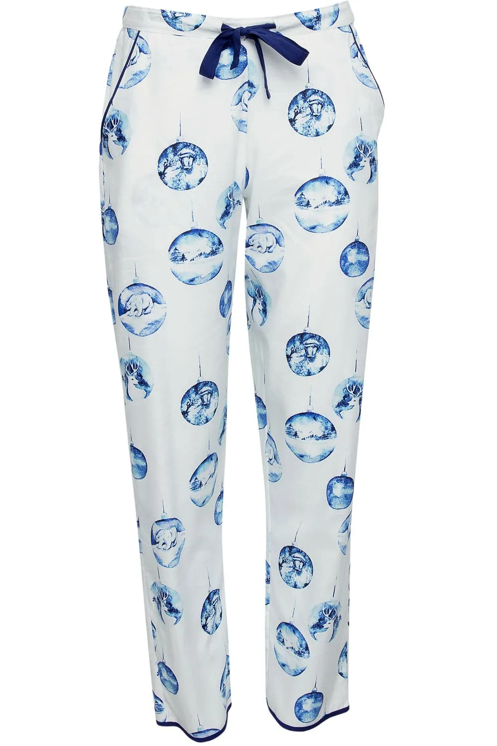 Riley Bauble Print Pyjama Pants, Size UK 14