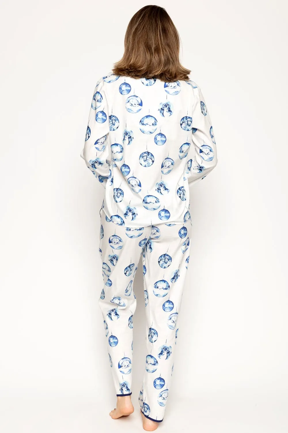 Riley Bauble Print Pyjama Pants, Size UK 14