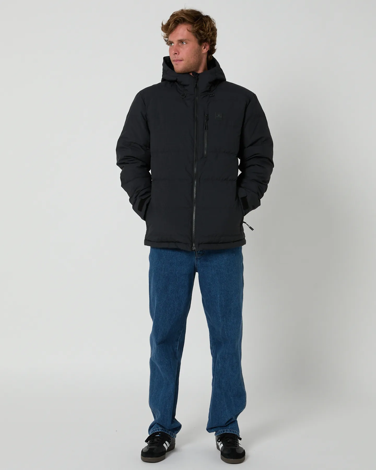 Rip Curl Anti Series Elite Hi Loft Mens Puffer Jacket - Black | SurfStitch