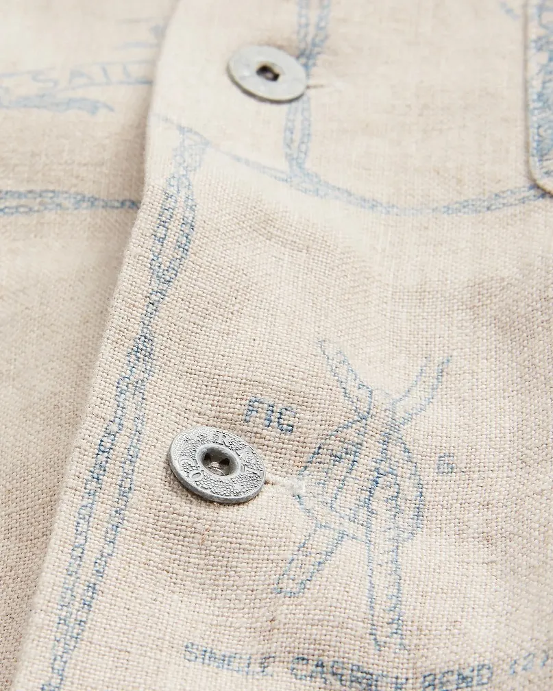 RRL  |Button-down Linen Street Style Cotton Short Sleeves