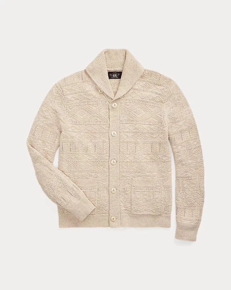 RRL  |Button-down Unisex Linen Street Style Cotton Front Button