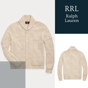 RRL  |Button-down Unisex Linen Street Style Cotton Front Button