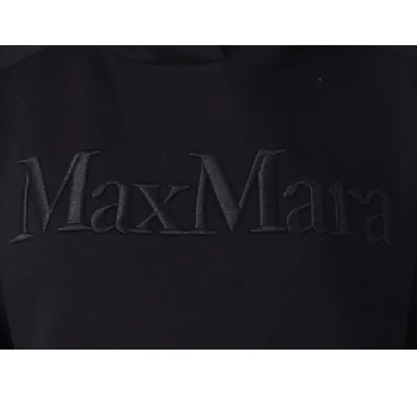 S Max Mara  |Street Style Long Sleeves Plain Cotton Hoodies & Sweatshirts