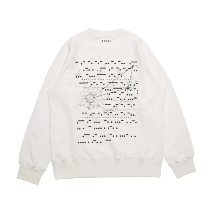 sacai  |Crew Neck Unisex Street Style Collaboration Long Sleeves