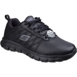 Skechers Womens/Ladies Sure Track Erath Slip Resistant Leather Shoes