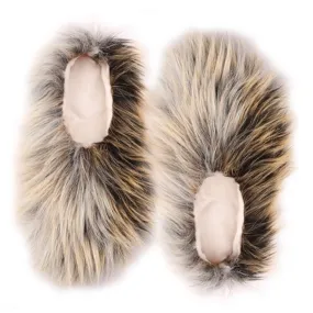 SLIPPER FAUX FUR BALLERINAS