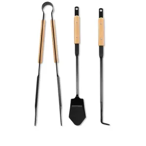 Snow Peak Fire Tool Set ProBlack