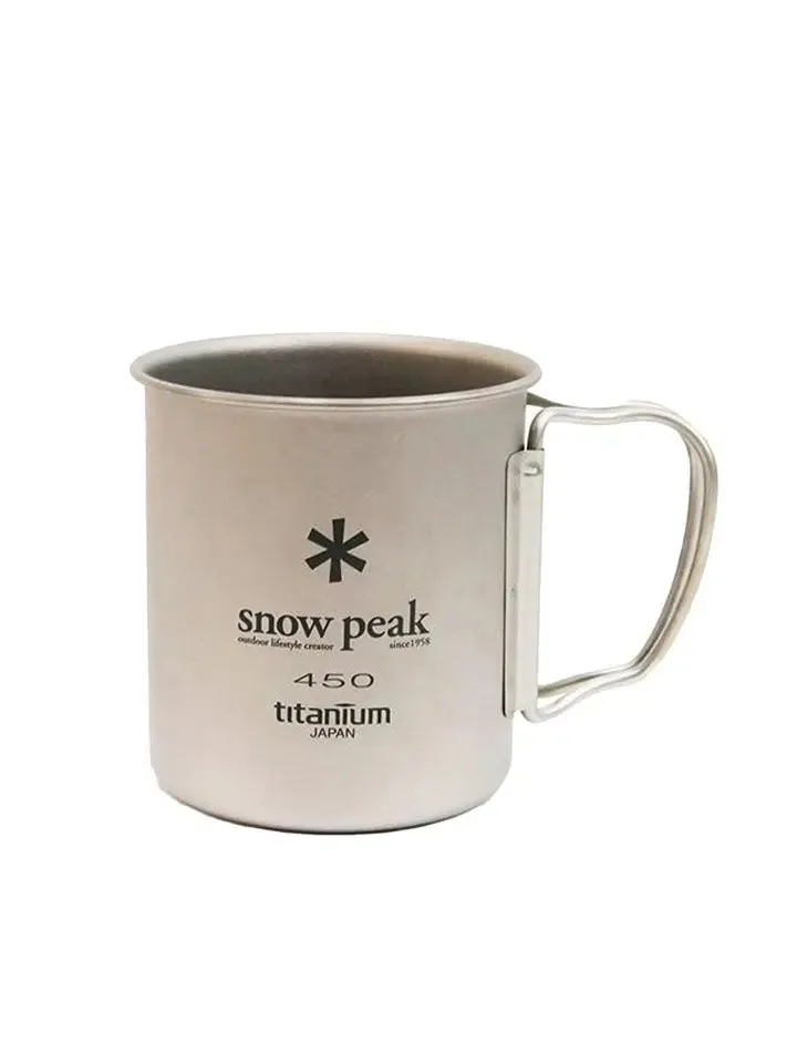 Snow Peak Single Wall 450 Mug Titanium