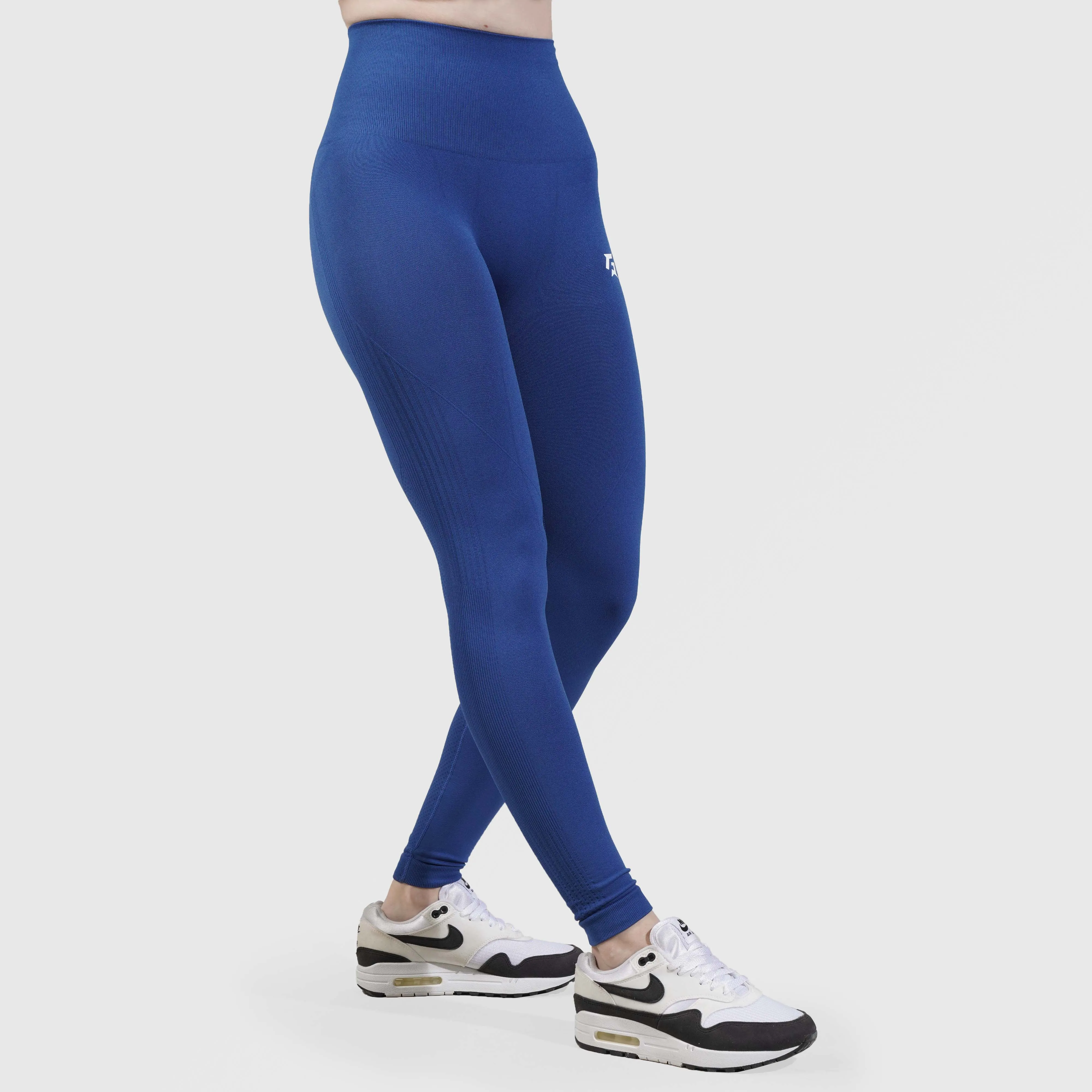 Stride Seamless Leggings (Blue)