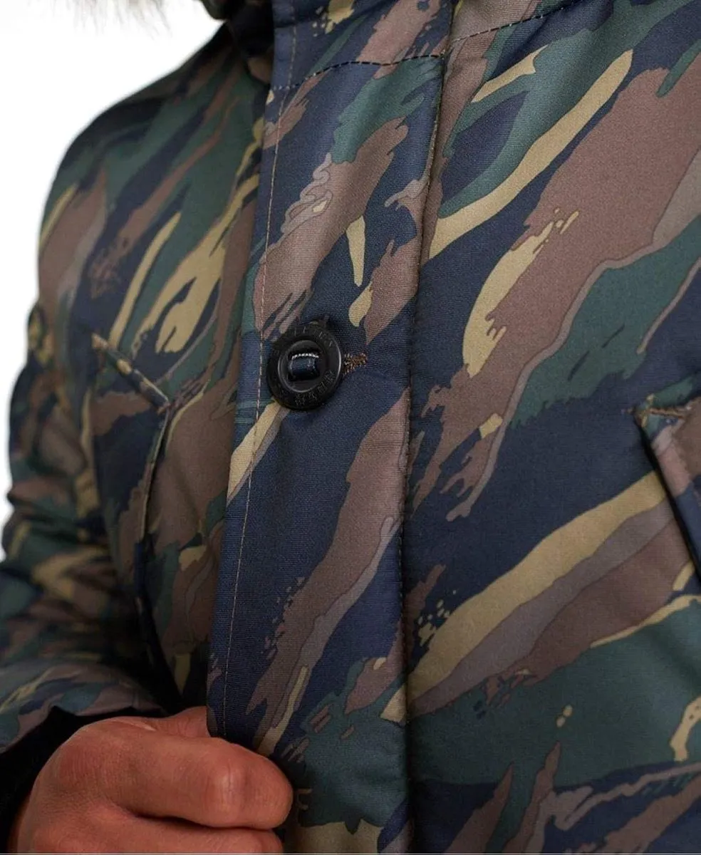 Superdry Everest Parka Jacket Green Camo