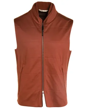 Terracotta Wool Jersey Vest