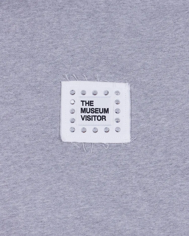 THE MUSEUM VISITOR  |Unisex Blended Fabrics Studded Street Style Long Sleeves