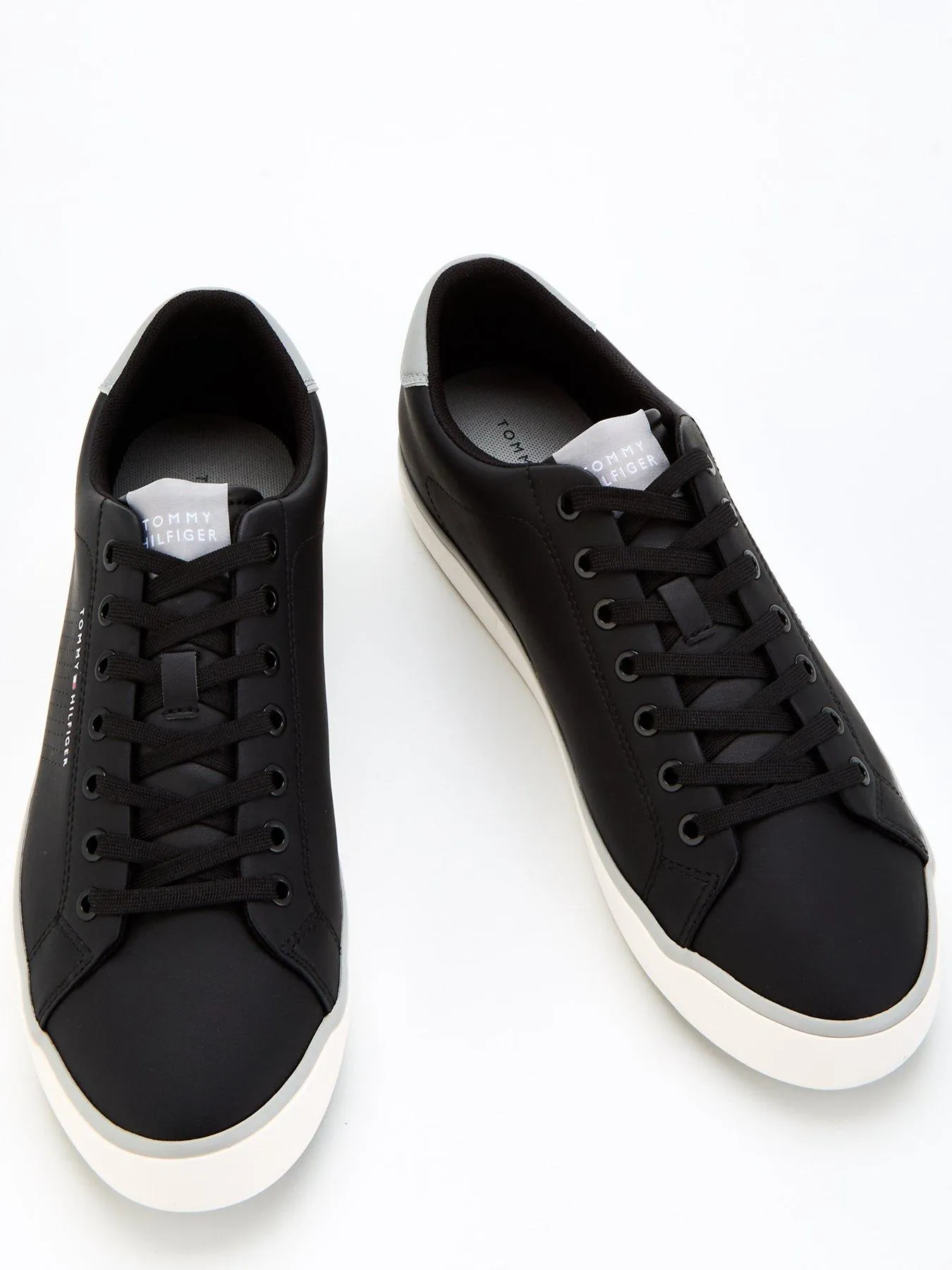 Tommy Hilfiger Hi Vulcanised Perforated Sneaker - Black