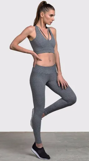 Track & Bliss Honeycomb Textured Legging