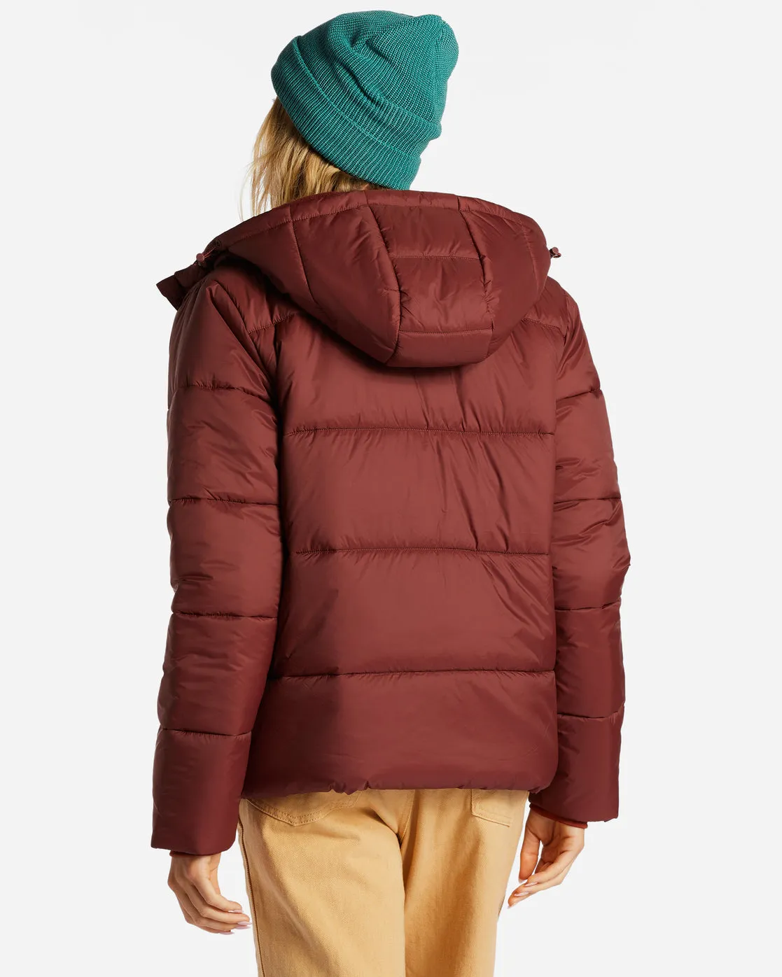 Transport Puffer Jacket - Rosewood