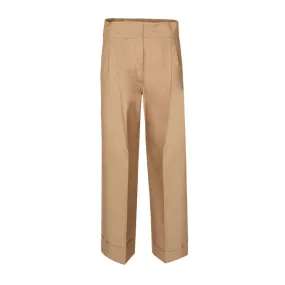 TROUSERS ABBA Woman Light Camel 