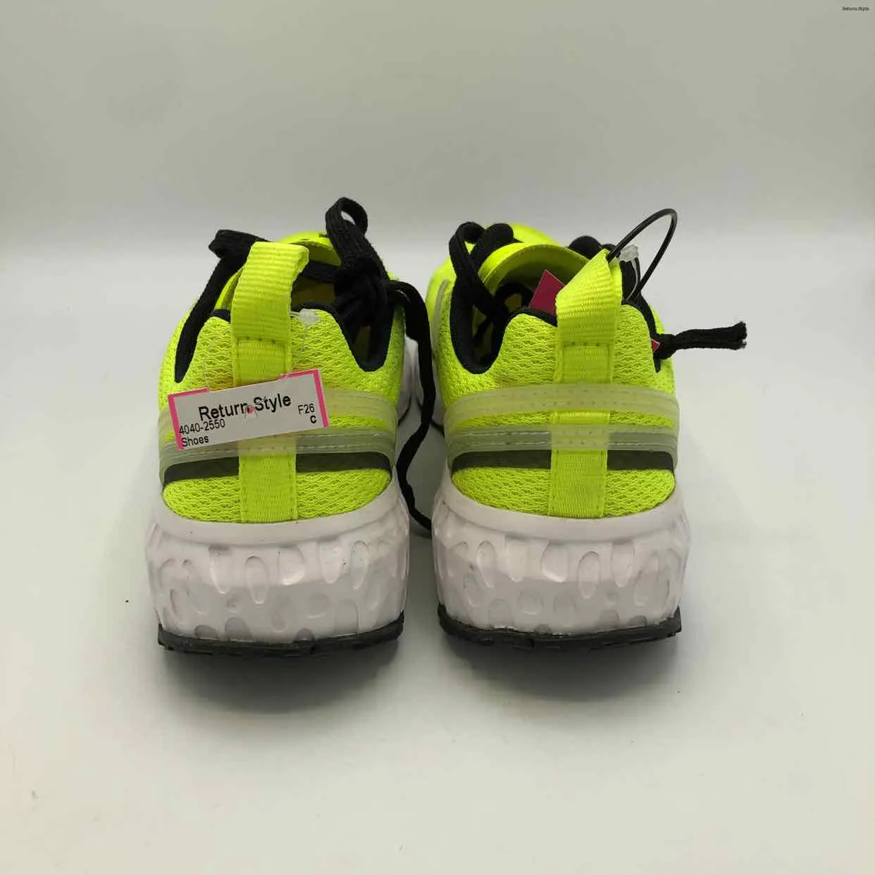 VEJA Neon Yellow Black & White Sneaker Shoe Size 7 Shoes