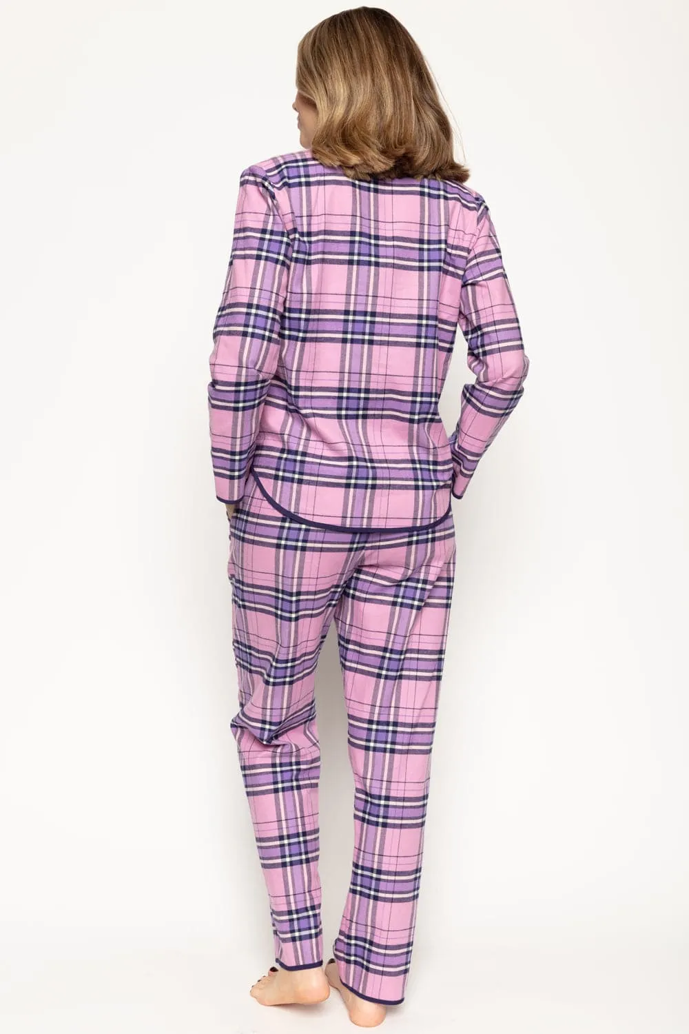 Violet Check Pyjama Pants