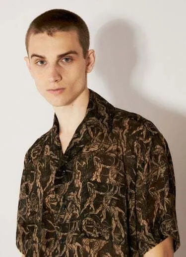 Vivienne Westwood  |Button-down Monogram Unisex Blended Fabrics Street Style