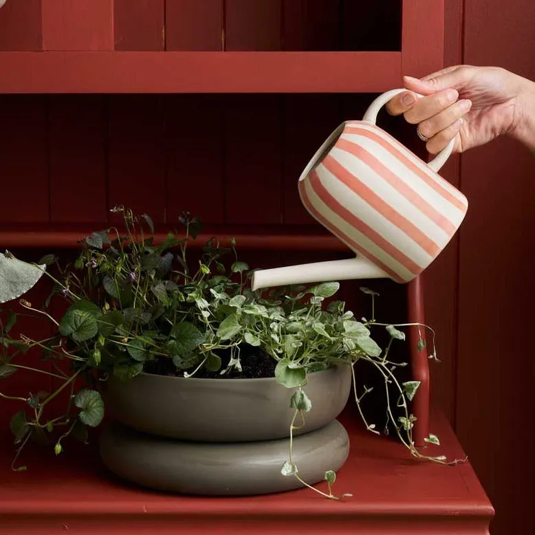 Watering Can - Coral Stripe