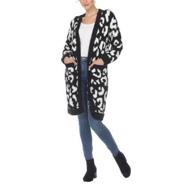 White Mark Midweight Faux Fur Coat