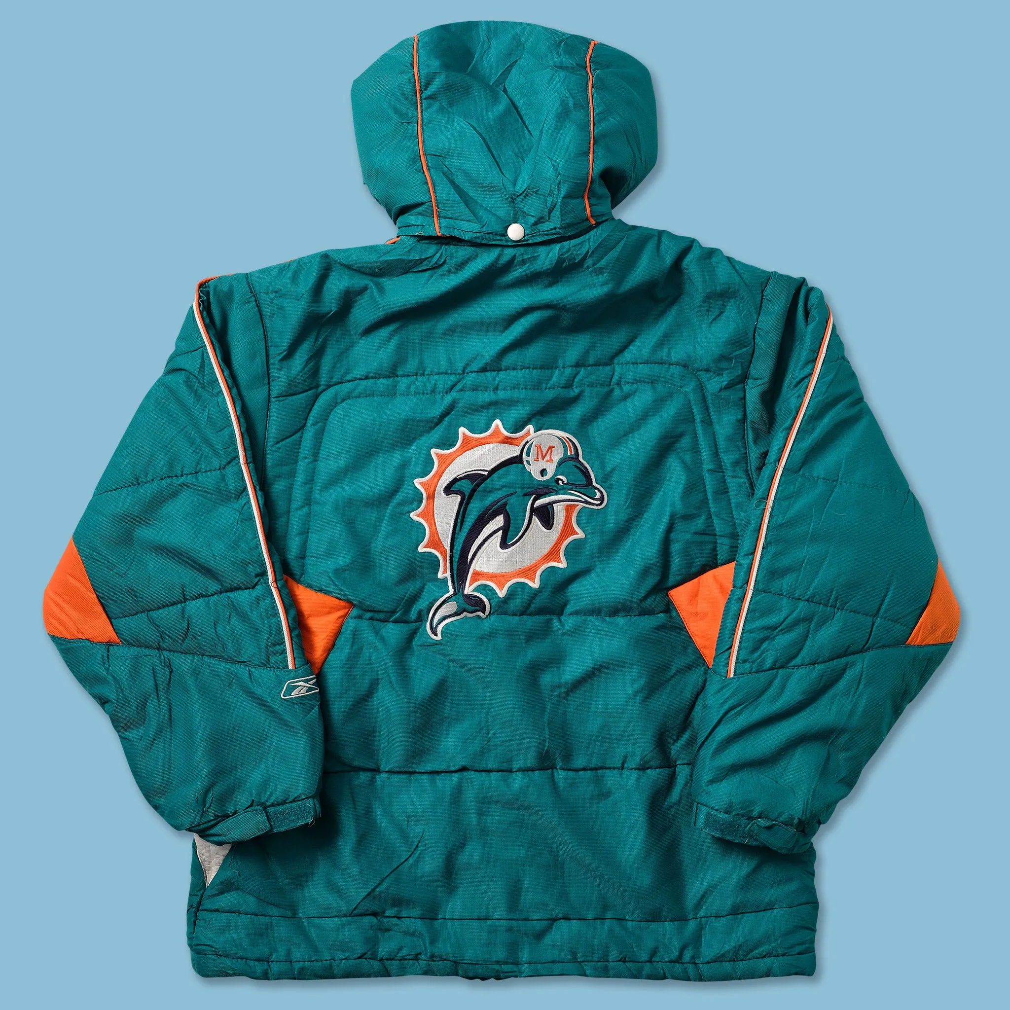 Women's Reebok Miami Dolphins Padded Jacket Medium