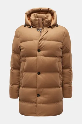 WOOLRICH down jacket camel