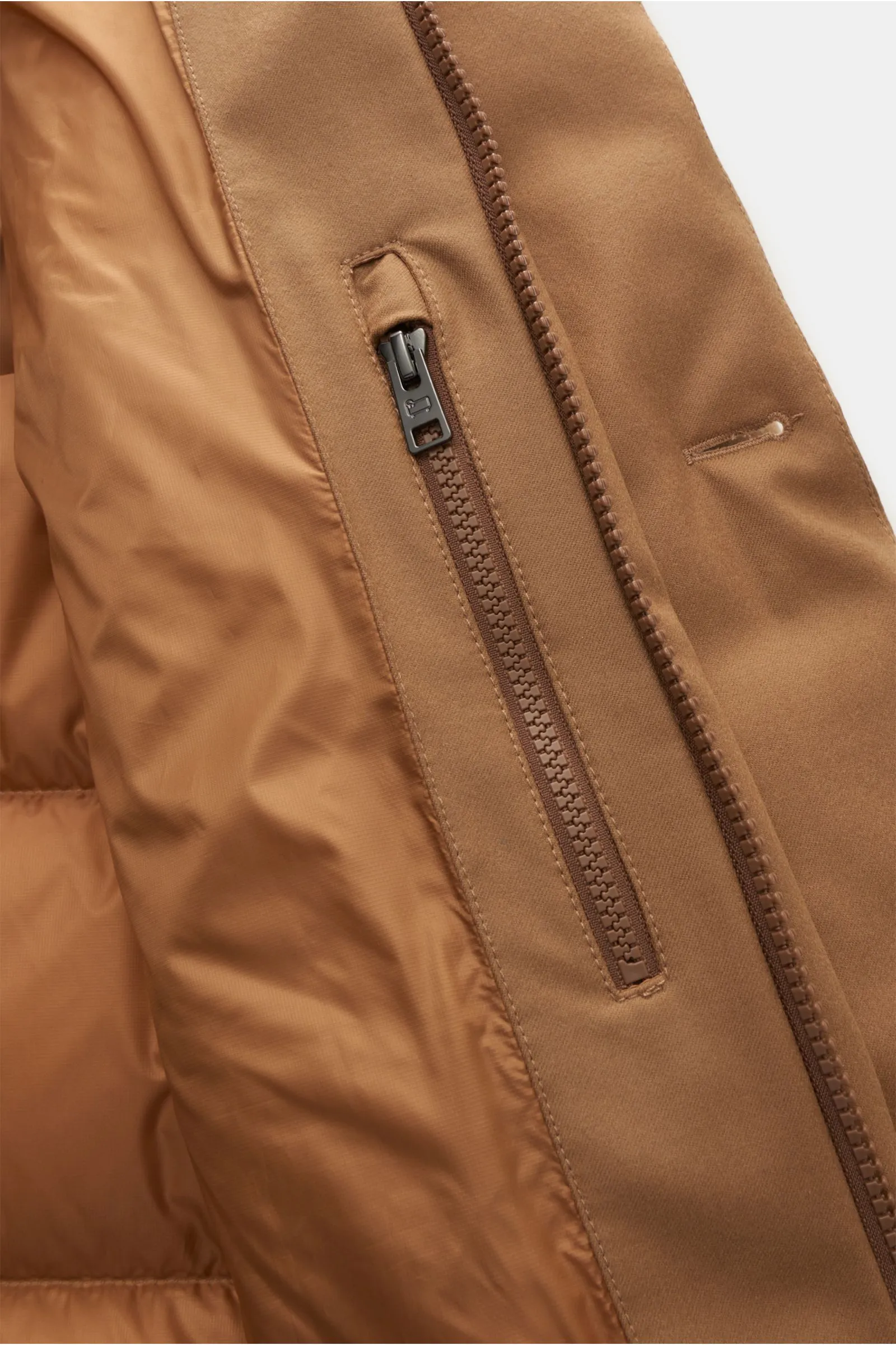 WOOLRICH down jacket camel