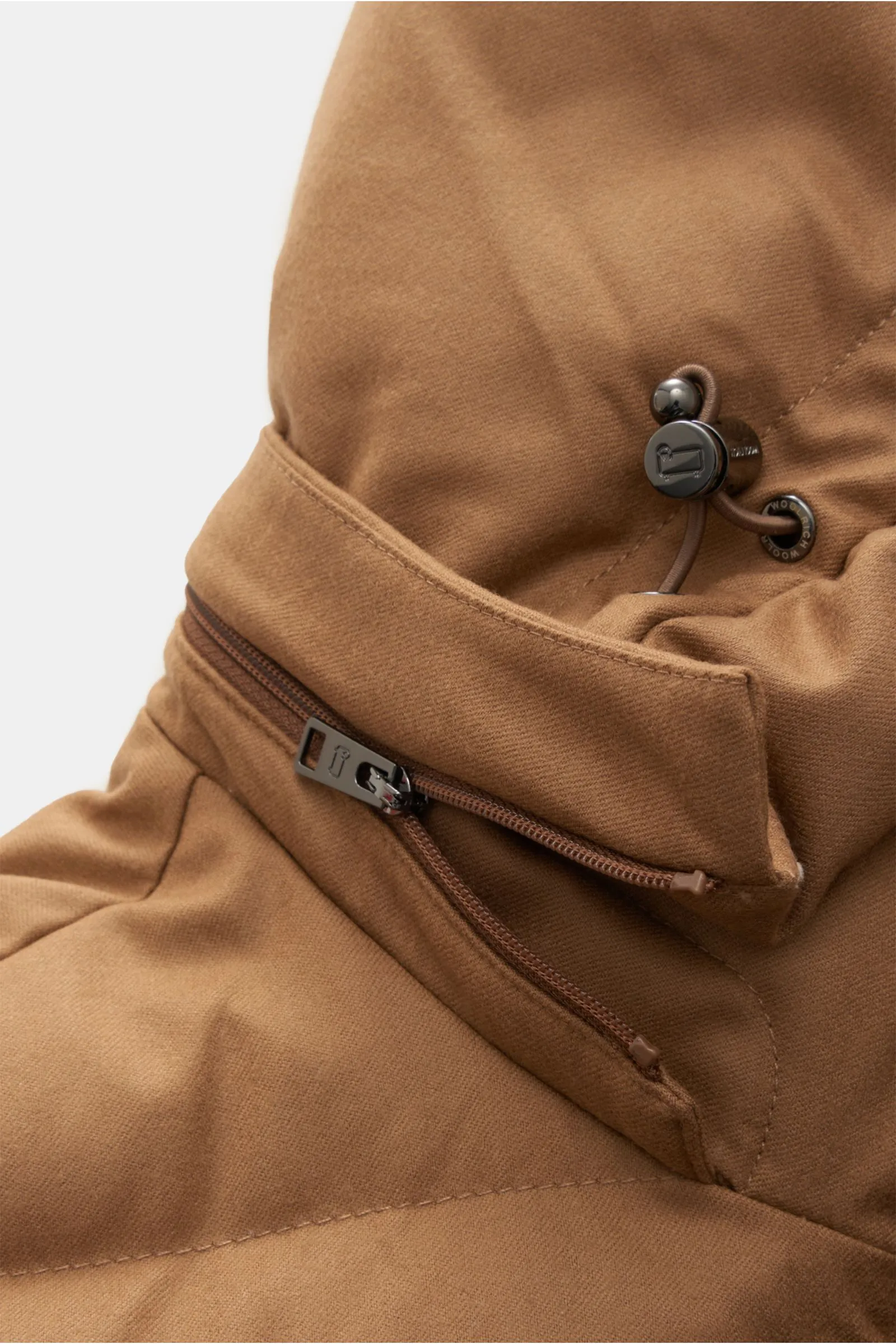 WOOLRICH down jacket camel