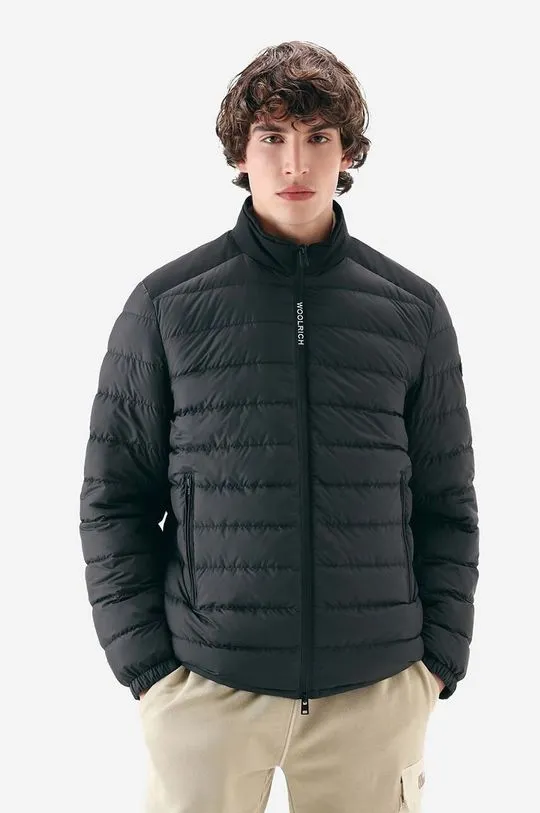 Woolrich down jacket men's black color