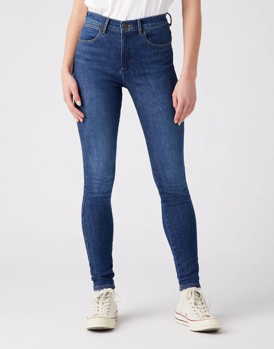 Wrangler High Rise Skinny Stretch Jeans Good News