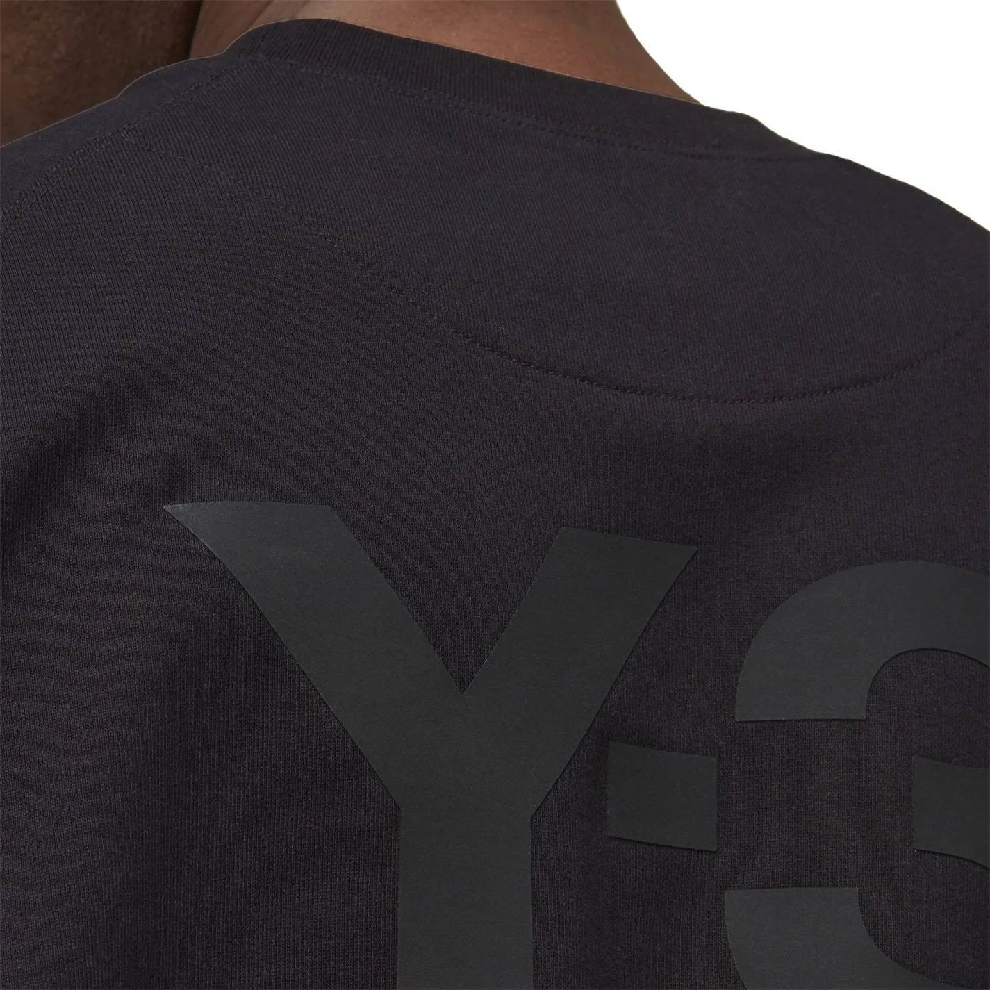 Y-3  |Crew Neck Unisex Street Style Long Sleeves Plain Cotton Logo