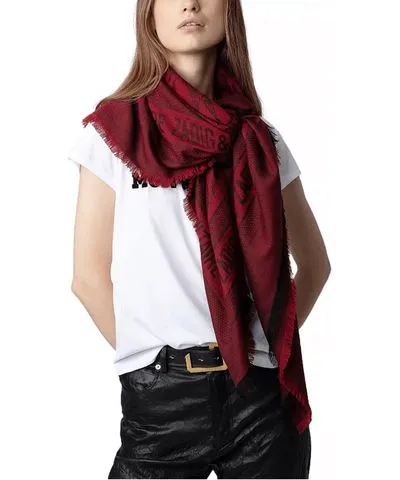 Zadig & Voltaire Glenn Rock Jacquard Scarf